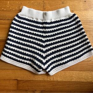 Zara Crochet Knit Mini Shorts